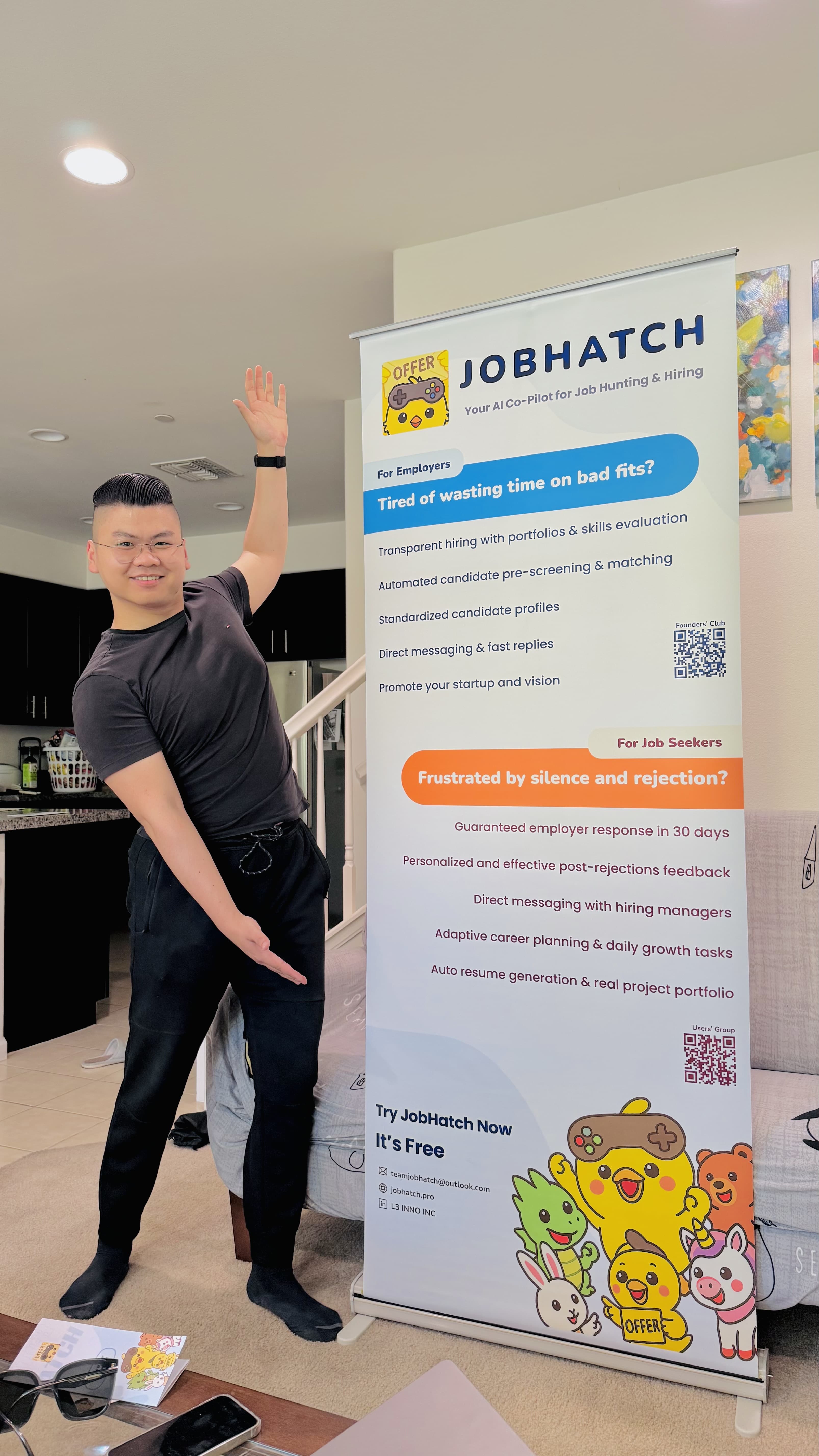 JobHatch brochure close-up